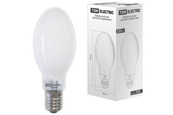 Лампа дуговая ртутная ДРЛ 250Вт E40 4200К | SQ0325-0009 | TDM