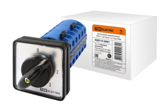 Кулачковый переключатель КПУ11-10/146 (0-1-2-3 4р) | SQ0715-0091 | TDM