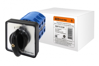 Кулачковый переключатель КПУ11-40/203 (1-0-2 3р (возврат)) | SQ0715-0109 | TDM