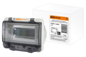 Крышка защитная для выреза в шкафу пластик 6 модулей IP67 | SQ0911-0002 | TDM