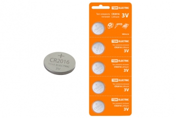 Элемент питания CR2016 Lithium 3V BP-5 | SQ1702-0027 | TDM