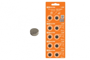 Элемент питания AG1/LR621 Alkaline 1,5V BP-10 | SQ1702-0045 | TDM