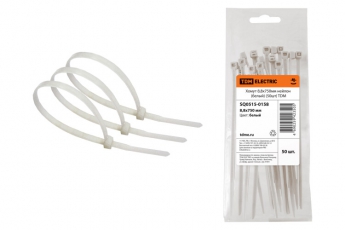 Хомут 8,8х750мм нейлон (белый) (50шт) | SQ0515-0158 | TDM