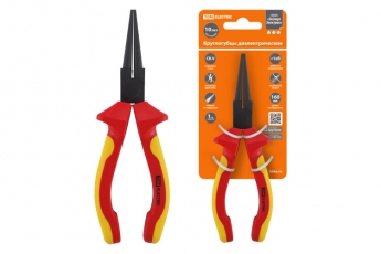 Круглогубцы диэлектрические, 160 мм, 1000 В, CR-V, «ЭкспертЭлектрик» | SQ1010-0106 | TDM