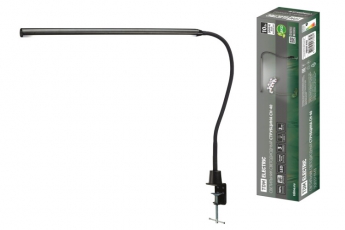 Светильник светодиодный струбцина СН-40, гибкий, сенс-димм, 220 В, 10 Вт, 5000 К, черный, | SQ0337-0163 | TDM