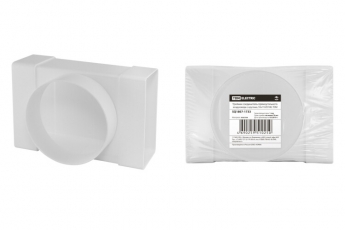 Тройник соединитель прямоугольного воздуховода с круглым, 55х110/D100 | SQ1807-1733 | TDM