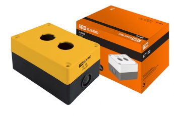 Корпус КП102 для кнопок 2места желтый  | SQ0705-0007 | TDM