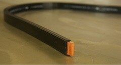 Шина медная гибкая изолированная ШМГ 2х(15,5x0,8мм) 2м. | SQ0828-0001 | TDM