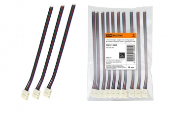 Коннектор для соединения светодиодной RGB ленты шириной 10мм с драйвером | SQ0331-0047 | TDM