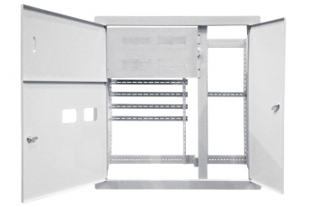 Корпус щита этажного 2 кв. модификация3 Народный (1010х950х160) IP31, ниша 920х860х140 | SQ0905-1336 | TDM