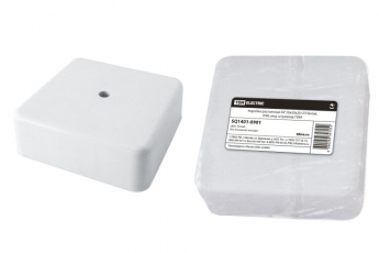 Коробка распределительная КР 50х50х20 о/п белая, IP40, инд. штрихкод | SQ1401-0901 | TDM