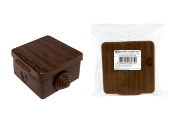 Коробка распределительная о/п 65х65х50мм, крышка, бук, IP54, 4вх. инд. штрихкод | SQ1401-0611 | TDM