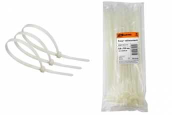 Хомут 8,8х750мм нейлон (белый) (100шт)  | SQ0515-0143 | TDM