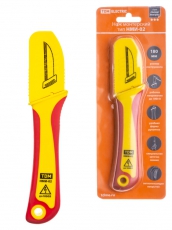 Нож монтерский  с прямым лезвием,  диэлектрический, НМИ-02 