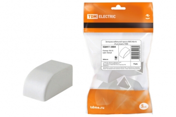 Заглушка кабельной трассы КМЗ 40х16 (4 шт./комп.) | SQ0411-0084 | TDM