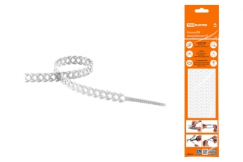 Стяжка белая ПУ многозвенная RS 10x300 (20 шт) | SQ0515-0603 | TDM