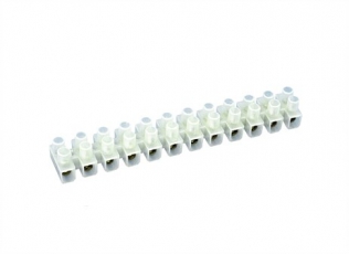 Зажим винтовой ЗВИ-30 полипропилен 1,5-10мм2 12пар 100°С белый  | SQ0510-0026 | TDM