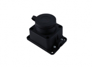 Розетка настенная с заглушкой каучук 2Р+РЕ 16А 250В IP44  | SQ0612-0003 | TDM