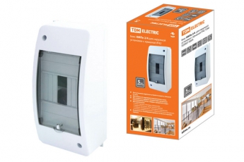 Бокс пластиковый навесной КМПн 2/4 для наружной установки с крышкой IP42, (ВхШхГ) 426х408х796мм | SQ0907-0004 | TDM