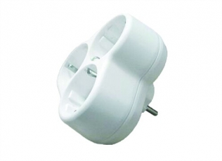 Блок на 3 гнезда 2П+З круглый 16А 250B  | SQ1806-0028 | TDM