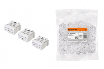 Клемма пружинная соединительная КСП3-L+N+PE, 16 A | SQ0510-0107 | TDM