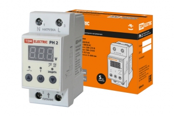 Реле напряжения РН 2 40А-220В (LED-дисплей) | SQ1504-0015 | TDM