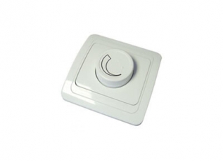 Светорегулятор (RL, 600Вт) поворотный белый 