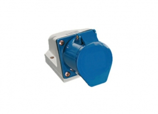 Розетка 113 стационарная 2Р+РЕ 16А 220В IP44  | SQ0602-0001 | TDM