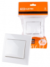 Выключатель 1 кл. 10А белый 