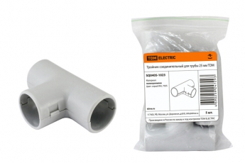 Тройник соед. для трубы 25 мм (5шт) | SQ0405-1023 | TDM