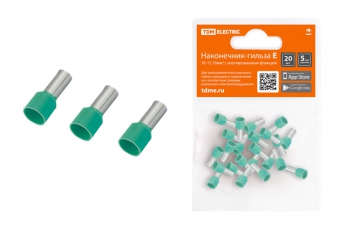Наконечник-гильза Е16-12 16мм2 с изолированным фланцем (20шт) | SQ0568-0035 | TDM