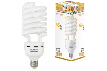 Лампа энергосберегающая КЛЛ 65Вт Е27 840 cпираль НЛ-HS | SQ0347-0041 | TDM