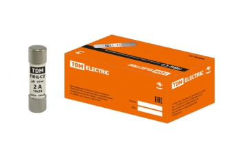 Вставка плавкая ПВЦ-С2 10х38 aR (быстродействующая) 2А | SQ0729-0065 | TDM