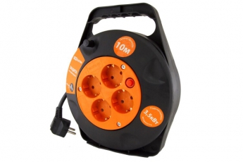 Удлинитель силовой в корпусе УКз16-004 (4 места/10м ПВС 3х1,5) | SQ1301-0552 | TDM