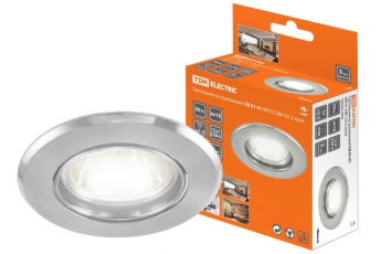 Светильник точечный встраиваемый под лампу СВ 01-01 MR16 50Вт G5.3 хром | SQ0359-0020 | TDM