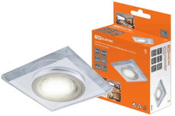 Светильник точечный встраиваемый под лампу СВ 03-01 MR16 50Вт G5.3 зеркальный/хром | SQ0359-0043 | TDM