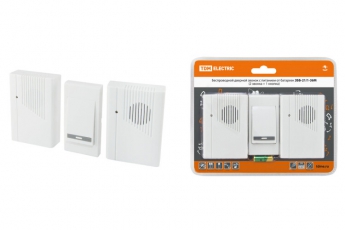 Звонок ЗББ-21/1-36М (беспр., бат., 2 звонка) | SQ1901-0007 | TDM