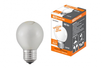 Лампа накаливания ЛОН 60Вт Е27 230В шар матовый | SQ0332-0008 | TDM