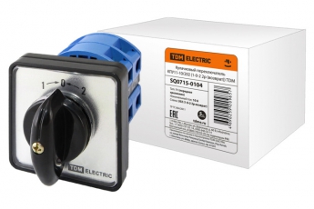 Кулачковый переключатель КПУ11-10/202 (1-0-2 2р (возврат)) | SQ0715-0104 | TDM