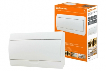 Бокс пластиковый навесной ЩРН-П-18 модулей с белой крышкой, навесной, пластик IP41 | SQ0903-0005 | TDM