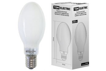 Лампа дуговая ртутно-вольфрамовая ДРВ 250Вт Е40 4200К | SQ0325-0020 | TDM