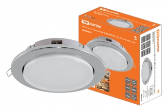 Светильник точечный встраиваемый под лампу СВ 01-07 GX70-H5 хром | SQ0359-0071 | TDM