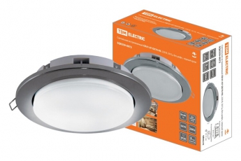 Светильник точечный встраиваемый под лампу СВ 01-07 GX70-H5 черный хром | SQ0359-0072 | TDM