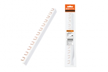 Шина соединительная 1П 63А FORK (вилка) 12FORK (инд. упак.) | SQ0802-0102 | TDM