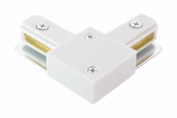 Коннектор для шинопровода осветительного L-образный TLC-01-WH-L белый | SQ0369-0323 | TDM
