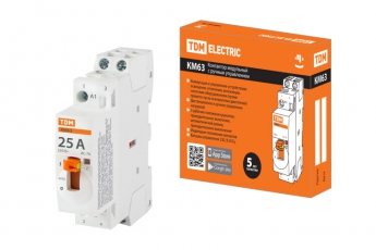 Контактор модульный с ручным управлением КМ63/2-25 2НО 230В АС | SQ0213-0100 | TDM