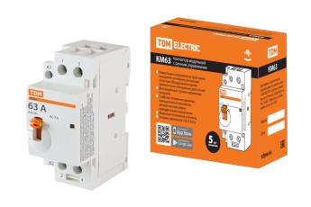Контактор модульный с ручным управлением КМ63/2-63 2НО 230В АС | SQ0213-0104 | TDM