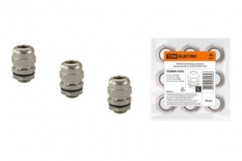 Кабельный ввод-сальник латунный М 22 (У262) IP68 | SQ0806-0302 | TDM