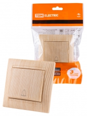 Кнопка звонковая 6А сосна 