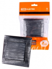 Выключатель 1 кл. 10А старинное серебро 